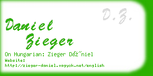 daniel zieger business card